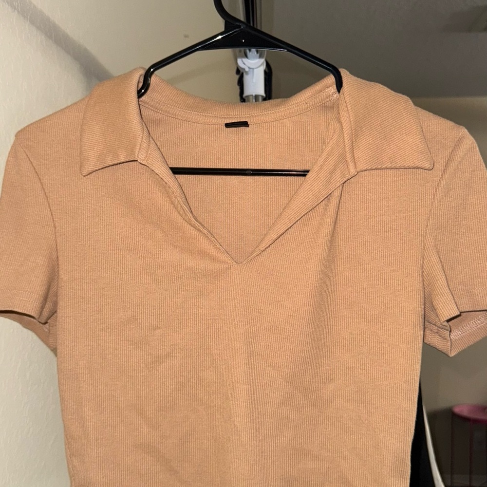 Classic Tan Women's Top